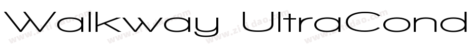 Walkway UltraCondensed字体转换